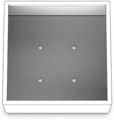 Plantercraft Powder-Coated Aluminum Planter Box - Square Cube - Metal All Weather | Indoor Outdoor Commercial Residential | Made in USA | Fully Assembled