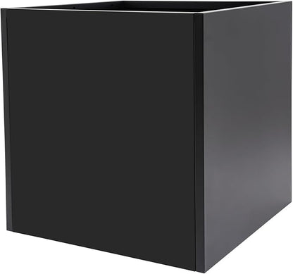 Steel Planter Box, 26" x 26" x 26" Square Planter Metal Box Tall Planters Heavy Duty Plant Boxes for Indoor Outdoor Tall Plants, Flowers or Shrubs (Black, 26" x 26" x 26")