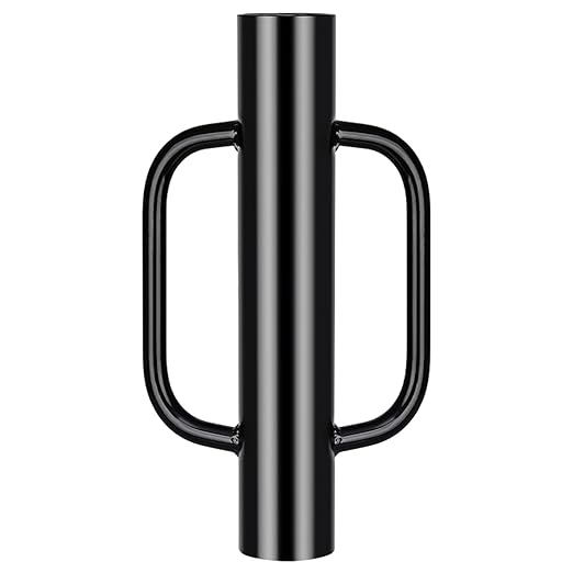 Gtongoko 18LB T Post Driver with Handles Heavy Duty Fence Post Driver Post Pounder for T-Posts，U Channel，Metal Post and Sign Post Pole Driver Tool,17 Inch Black