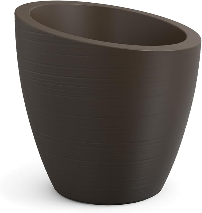 Mayne 8879-ES Modesto 20in Round Patio Planter, Espresso
