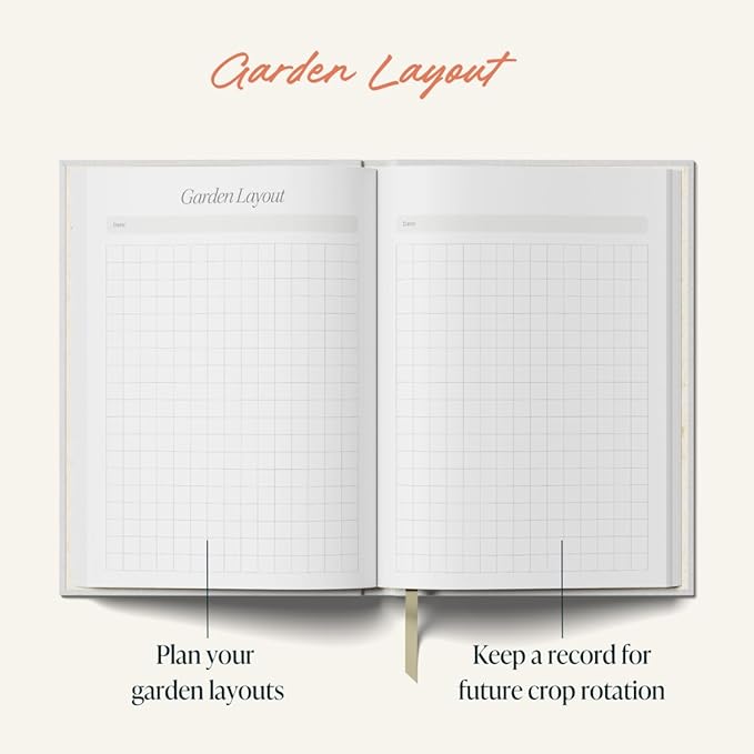 Yop & Tom Gardening Journal - Plan, Track and Manage Your Garden Projects - Olive Green