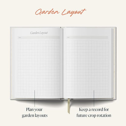 Yop & Tom Gardening Journal - Plan, Track and Manage Your Garden Projects - Olive Green