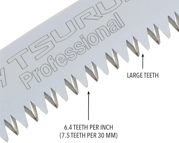 Silky Professional Series TSURUGI Curved Hand Saw 330mm Large Teeth (454-33)