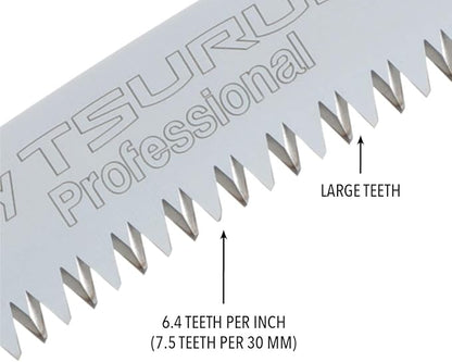 Silky Professional Series TSURUGI Curved Hand Saw 330mm Large Teeth (454-33)