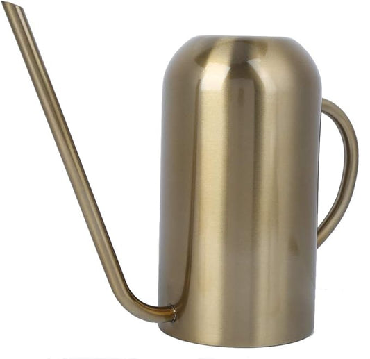 1.5L Watering Can Indoor Plants, Stainless Steel Watering Can with Long Spout Irrigation Tool Modern Style for Indoor Outdoor House Plants Flower