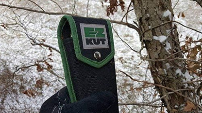 EZ Kut Original Ratcheting Pruner Sheath, 8.5 Inches, Made from Molded Ballistic Nylon, Black and Pink