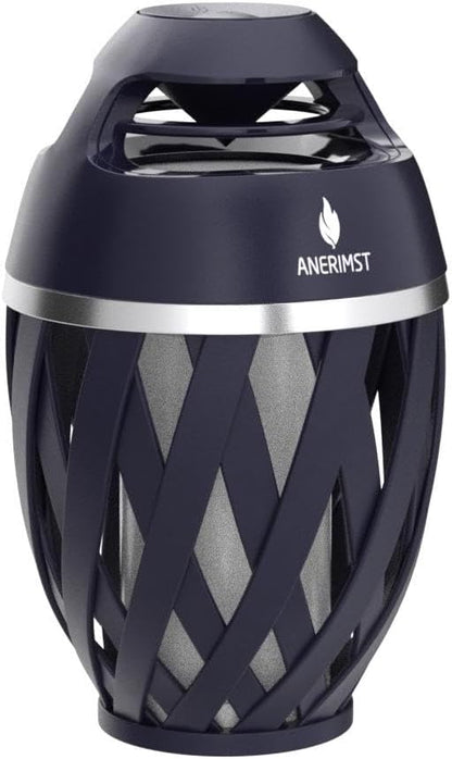 ANERIMST Unique Gifts for Men, Outdoor Bluetooth Speaker Waterproof Wireless with Torch LED Light, Birthday Gift for Boyfriend Him Dad, Cool for Garden, Patio, Outside (Blue Light)
