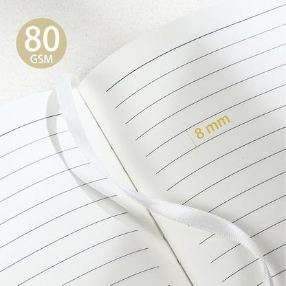 ipoul Floral Notebook, Journal for women, A5, Hardcover, 6x8, Ruled Pages, Lay Flat, Pretty, Daisy Notebook, Yellow, Reading Journal, Writing Notebook, Personal Journal