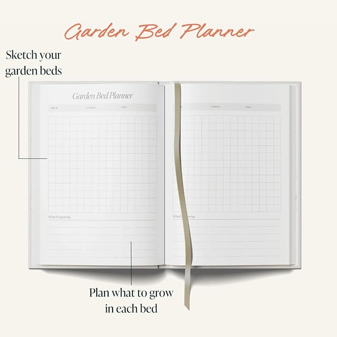 Yop & Tom Gardening Journal - Plan, Track and Manage Your Garden Projects - Olive Green