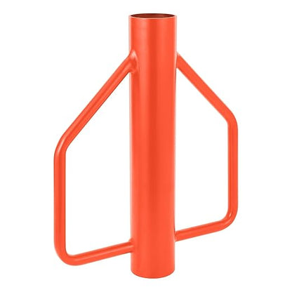 8LB Fence Post Driver with Handles, 3" Diameter t Post Pounder, Heavy Duty Carbon Steel for u Channel, Farm Fencing Wooden Post