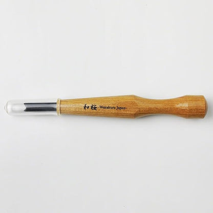 Wazakura Made in Japan Bonsai Chisel Hand V-Parting Carving Tool 0.17 in (4.5 mm) for Jin Shari Making, DIY Woodcarving Knife for Experts and Beginners (V-Parting Triangle Shape 4.5 mm)