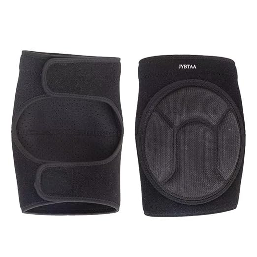 Plus Size Knee Pads For Cleaning Floors,Gardening, Women Pad With Soft Inner Liner, Adjustable Kneeling Suitable Garden,Flooring Yard, Mechanic for Christmas,Black XL (1 Pair)