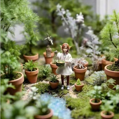 Mini Terracotta Pots – Small Clay Flower Pots for Succulents, Cactus, DIY Crafts, Fairy Garden, School Projects, Mini Planters, Set of 30 (Classic Cylinder, 1.2 Inch)