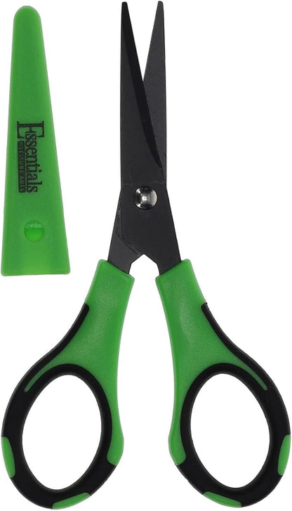 5 in Trimming Scissors with Sheath - Garden Shears with Non-Stick Blades, Sharp Plant Cutter for Clean Cuts, Pruning, and Gardening Tasks