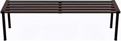Metal Plant Stand, Rust-proof Aluminum Display Rack, Plants Display Stands Decoration Racks for Living Room Garden Balcony Patio (Ebony, 42.5Inch Tall Leg)