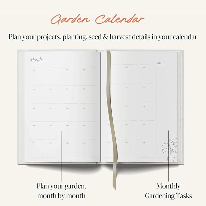 Yop & Tom Gardening Journal - Plan, Track and Manage Your Garden Projects - Olive Green