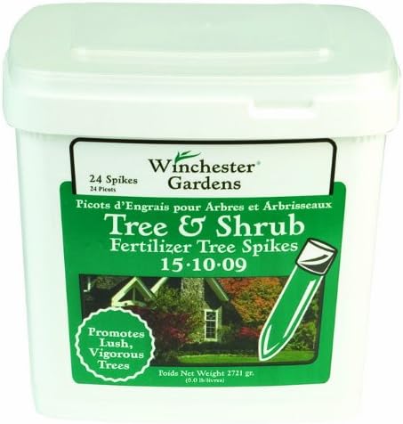 Tree and Shrub Fertilizer Spikes, 15-10-9, 24 Spikes/Bucket
