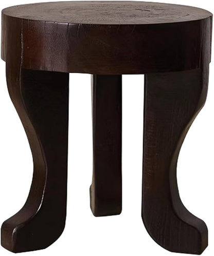 Wooden Stool、Solid Wood Three-Legged Stool、Side Table/nightstand, Shoe Bench, or Plant Stand.