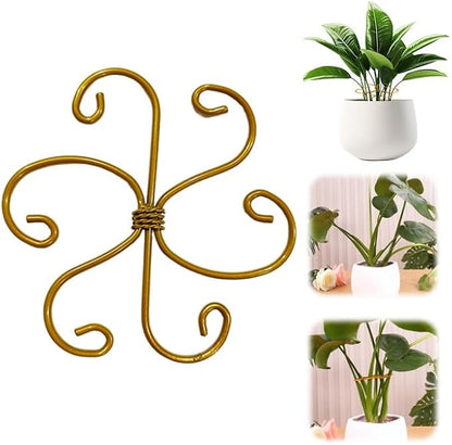 Monstera Plant Support Durable Stabilizer Grapple Holder,Plant Accessories Stable Plant Stem Support Stakes for Outdoor & Indoor Growing Climbing Plant Care Thriving Growth (3, Flower)