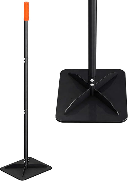 Steel Tampers Tool 10 X 12 Inch,Labor-Saving All-Steel Heavy-Duty, Landscaping, Installing Pavers and Repairing Asphalt Pavements, Black