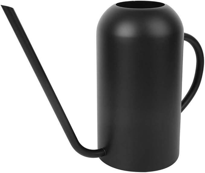 FLEXMAN 1.5L Watering Can, Multi Purpose Stainless Steel Indoor Outdoor Long Spout Watering Pot, Modern Style Watering Pot for Plant Sprinkler Irrigation, Potted Plants