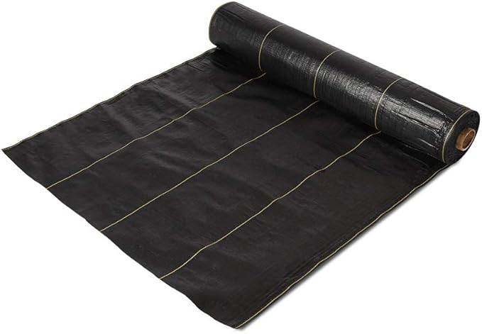 Dewitt SBLT4300 Sunbelt Woven Weed Barrier Landscape Fabric Ground Cover, 4-Foot Width x 300 Feet (18 Pack)
