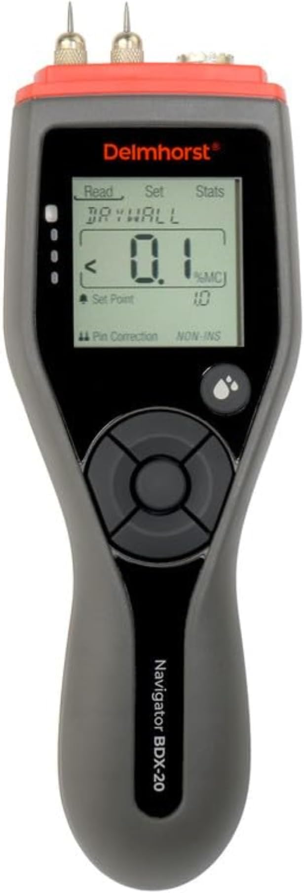 BDX-30W/CS Digital Pin Moisture Meter with Carrying Case/Includes meter, 324CAS-0111 carrying case, and (2) extra 2498/A-100 pins.