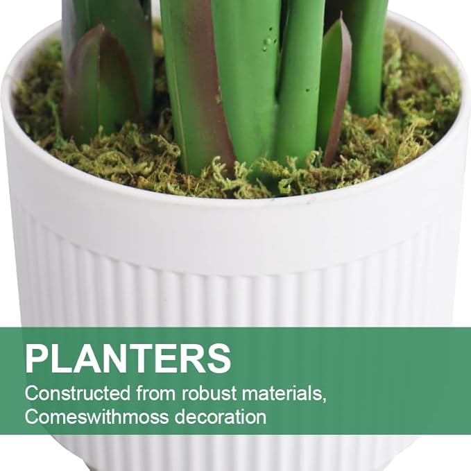 Bird of Paradise Plant Artificial 4ft,Faux Plants Indoor Tall with 8 Trunks - The Perfect Indoor Silk Floor Plant for Home Decor in Living Room, Office, and Bedroom (4FT Bird of Paradise)