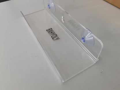Acrylic Window Shelf Window Box Shelf Ledge Suction Cup Shelf Box (12 INCH)