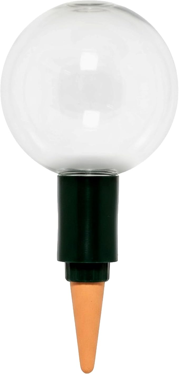 Blumat Clear Globe Single Pack - Automatic Watering Stake with a Beautiful Look for Indoor and Outdoor Plants