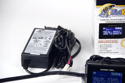 MistKing – Advanced Misting System (3/8” Backbone), 5th Gen | Used by Zoos, Institutions & Hobbyists | Expandable to 70 Nozzles | Fine Mist | 50 Micron Droplets | Upgraded Timer & Components |