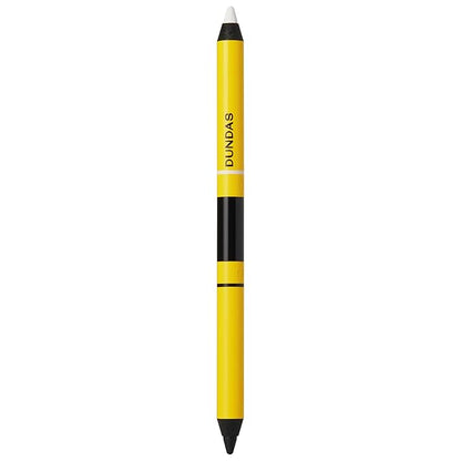 Dundas Eyeliner, Black & White Liner Pencil for Eye Make Up, Waterproof, Long Lasting, Double Ended, Safe for Waterline & Sensitive Eyes, Vegan & Cruelty Free Makeup, All Skin Types