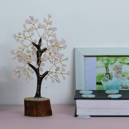 Rose Quartz Money Tree, Crystal Quartz Tree, Spiritual Gifts For Women, Rose Quartz Crystals, Crystal Healing For Beginners, Money Tree Crystal, Reiki Supplies, Spiritual Gifts, Pink Office Decor