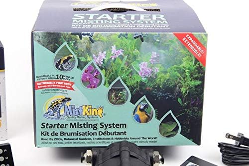 MistKing – Starter Misting System, 4th Gen | Used by Zoos, Botanical Gardens, Institutions & Hobbyists | Expandable to 10 Nozzles | Extremely Fine Mist | 50 Micron Droplets | MKSMS4-125-50