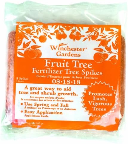 5-Pack Fertilizer Spikes, Fruit and Citrus, 8-18-18