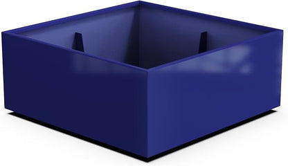 Plantercraft Powder-Coated Aluminum Planter Box - Square Cube - Metal All Weather | Indoor Outdoor | Made in USA | Fully Assembled