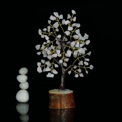 Rose Quartz Money Tree, Crystal Quartz Tree, Spiritual Gifts For Women, Rose Quartz Crystals, Crystal Healing For Beginners, Money Tree Crystal, Reiki Supplies, Spiritual Gifts, Pink Office Decor