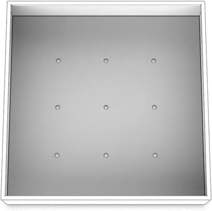 Plantercraft Powder-Coated Aluminum Planter Box - Square Cube - Metal All Weather | Indoor Outdoor Commercial Residential | Made in USA | Fully Assembled