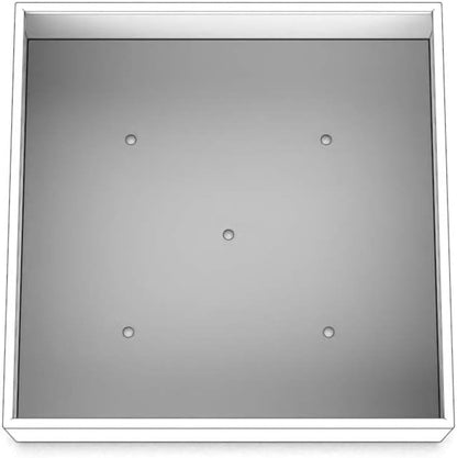Plantercraft Powder-Coated Aluminum Planter Box - Square Cube - Metal All Weather | Indoor Outdoor Commercial Residential | Made in USA | Fully Assembled