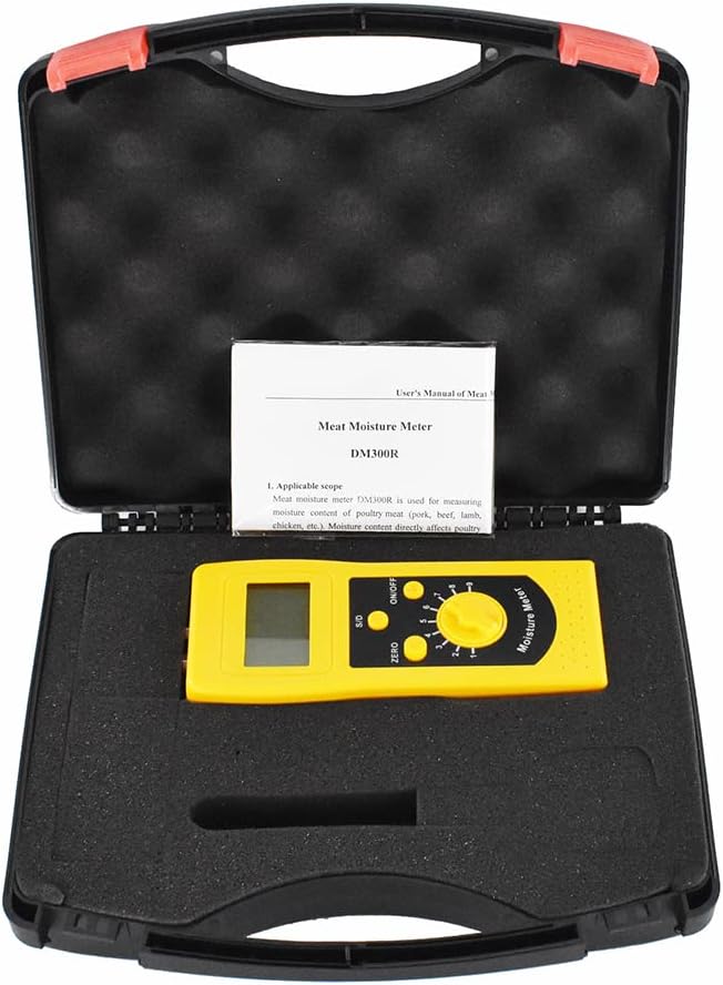 DM300R Digital Meat Moisture Meter for Fresh Beef Moisture Analyzer Testing