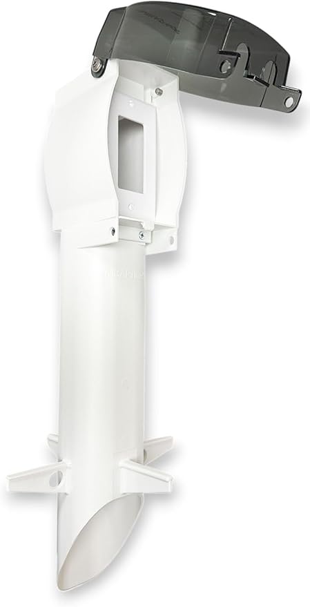 iMBAPrice White Gard-N-Post GPD19W-1 Low-Profile Outdoor Electrical Post, 19.5" Weather-Resistant Landscape Lighting & Outlet Enclosure with Cover, 1-Pack