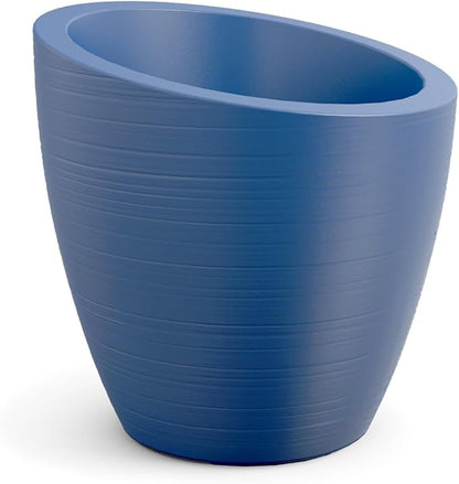 Mayne Modesto 20-Inch Round Planter – Weather-Resistant Planter for Flowers – Durable Indoor/Outdoor Design for Patio, Porch, or Entryway