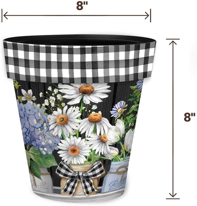 Briarwood Lane Crated Mason Jars Small Planter
