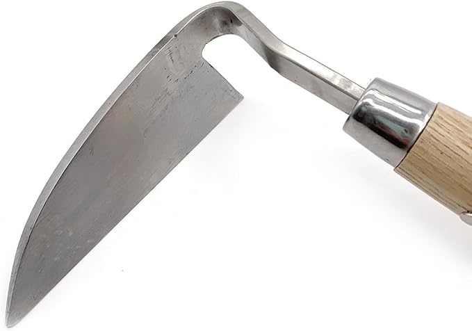 Ferry-Morse Premium Garden Hand Tool Razor Hoe, Hand Hoe Perfect for Weeding and Cultivating