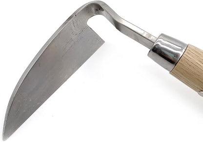 Ferry-Morse Premium Garden Hand Tool Razor Hoe, Hand Hoe Perfect for Weeding and Cultivating