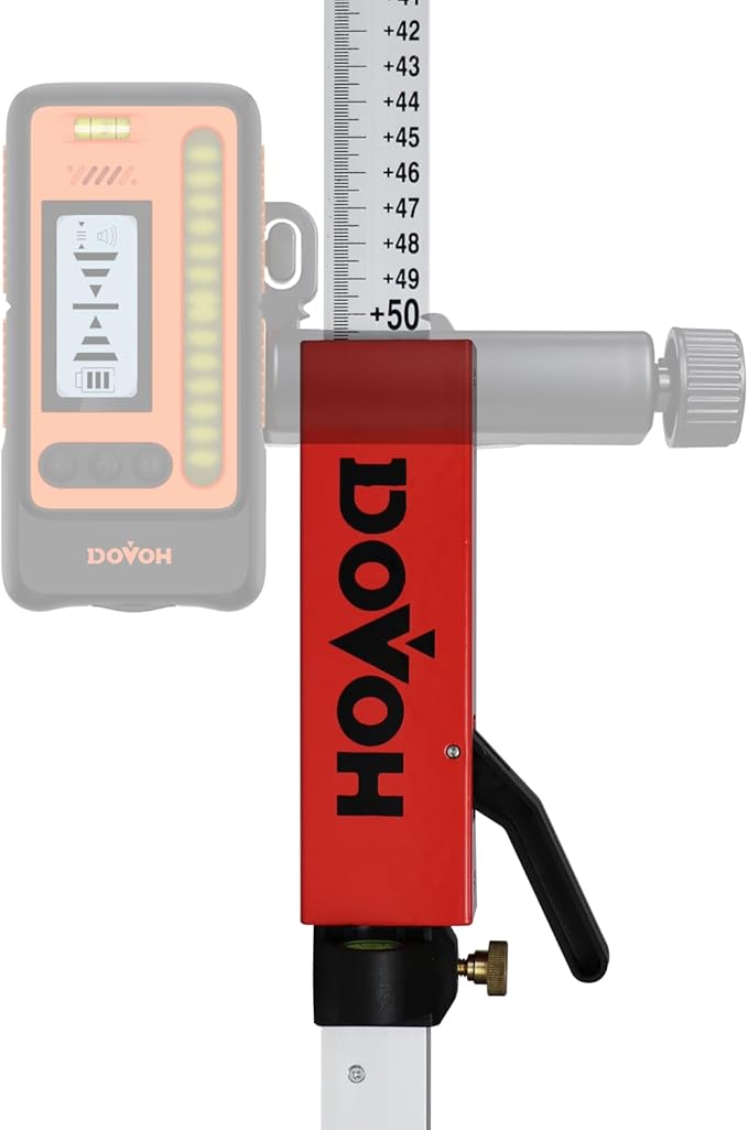Grade Rod for Laser Level, with Quick-Release Slider for Laser Receiver, 7.9ft/2.4m Adjustable Aluminum Laser Level Stick, DP2400