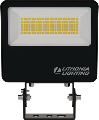 Lithonia Lighting ESXF1 ALO SWW2 KY DDB M2 Outdoor LED Switchable Floodlight, Knuckle or Yoke Mount, Bronze