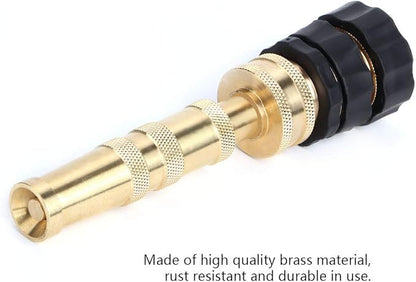 Brass Adjustable Hose Nozzle Water Hose Nozzles for Garden Sprayer Accessories