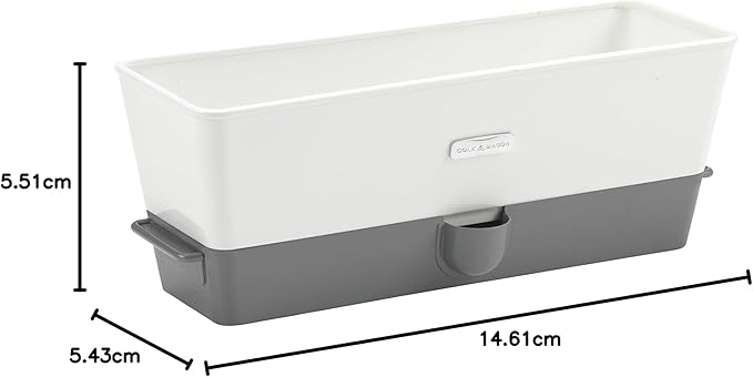 Cole & Mason Burwell Self-Watering Potted Herb Keeper Triple