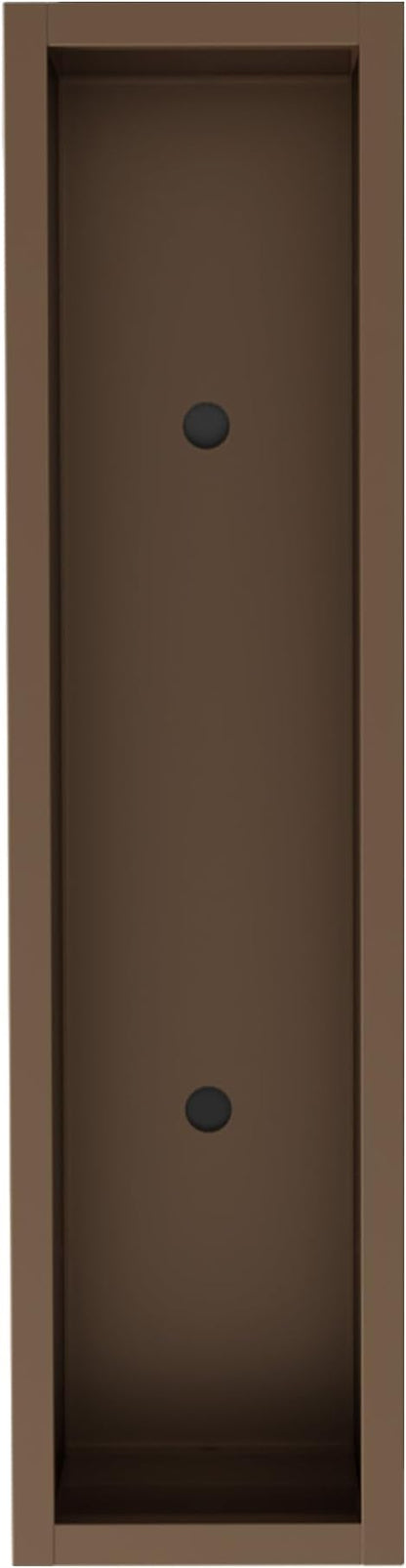 Casaphoriar Metal Planter Box 36"x9"x9", Rectangular Planter and Drainage Holes, Perfect for Outdoor Patio and Balcony Decor, Brown